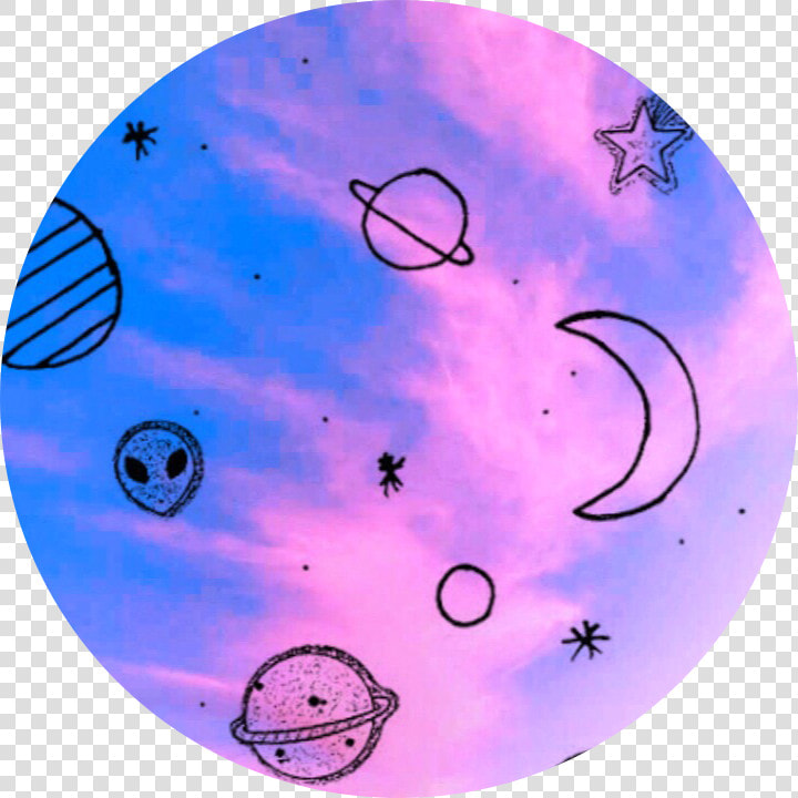  galaxy  alien  space  circle  background  tumblr  aesthetic   Circle Background Picsart  HD Png DownloadTransparent PNG