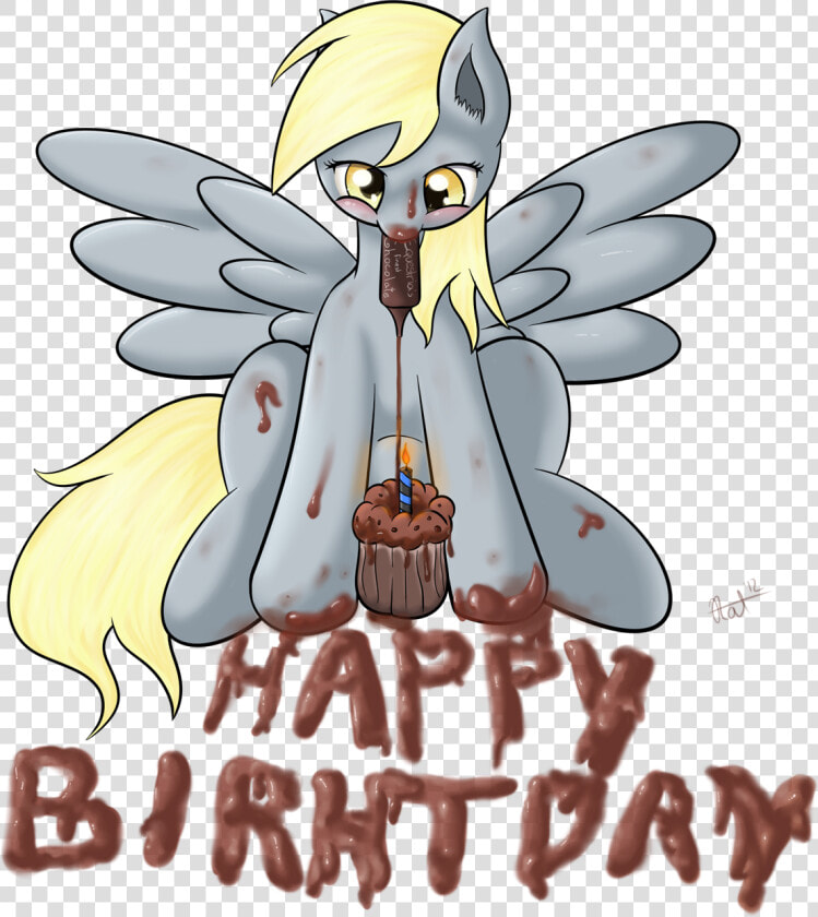 Derpy Hooves Rainbow Dash Pony Mammal Cartoon Vertebrate   Derpy Birthday My Little Pony  HD Png DownloadTransparent PNG