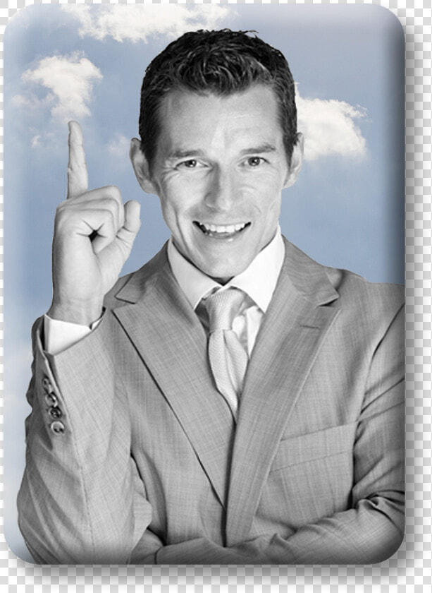 Exec Pointing Up   Gentleman  HD Png DownloadTransparent PNG