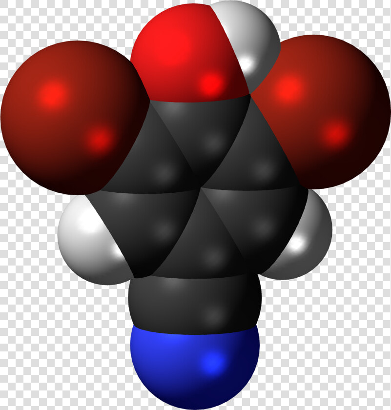 Bromoxynil 3d Spacefill   Illustration  HD Png DownloadTransparent PNG