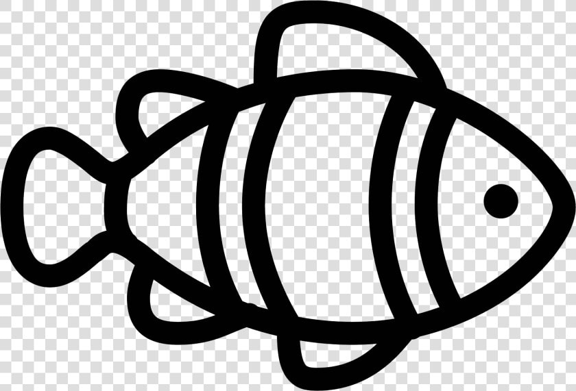 Clown Fish Icon   Png Download   Clown Fish Cartoon Png Outline  Transparent PngTransparent PNG