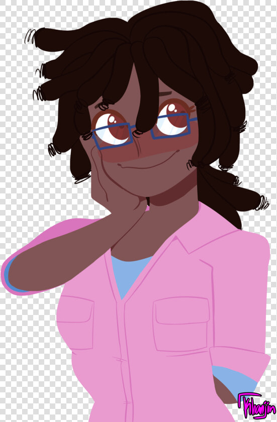 Tumblr Transparent Posts Girly Png Tumblr Transparent   Brown Haired Girl Cartoon  Png DownloadTransparent PNG