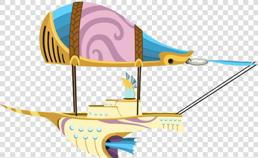 Equestrian Airship S E By Sonofaskywalker On   Little Pony Airship  HD Png DownloadTransparent PNG