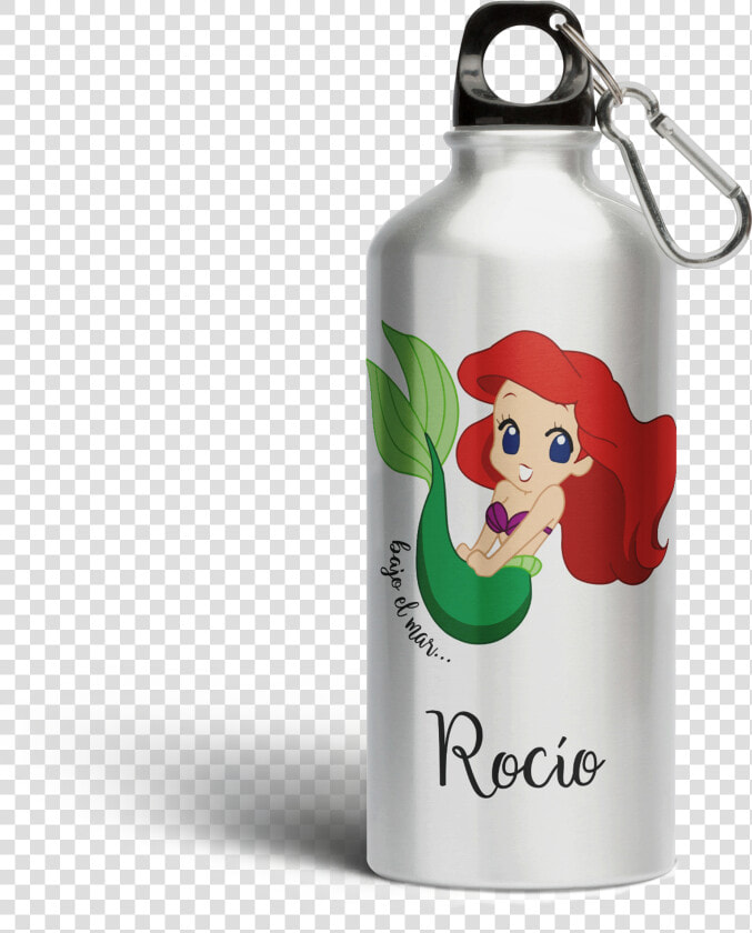 La Sirenita   Botella Aluminio   Botella Casa De Papel  HD Png DownloadTransparent PNG
