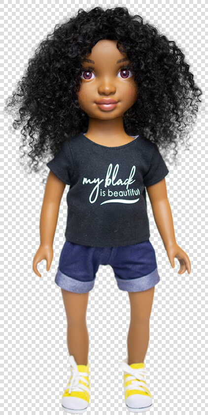 African American Girls Styling And Playing With A Black   Healthy Roots Dolls Zoe  HD Png DownloadTransparent PNG