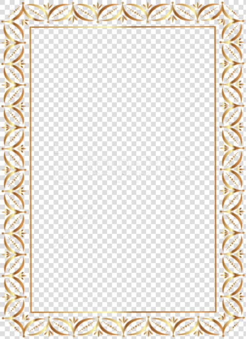 Golden Border Png   Gold Frame Border Transparent  Png DownloadTransparent PNG