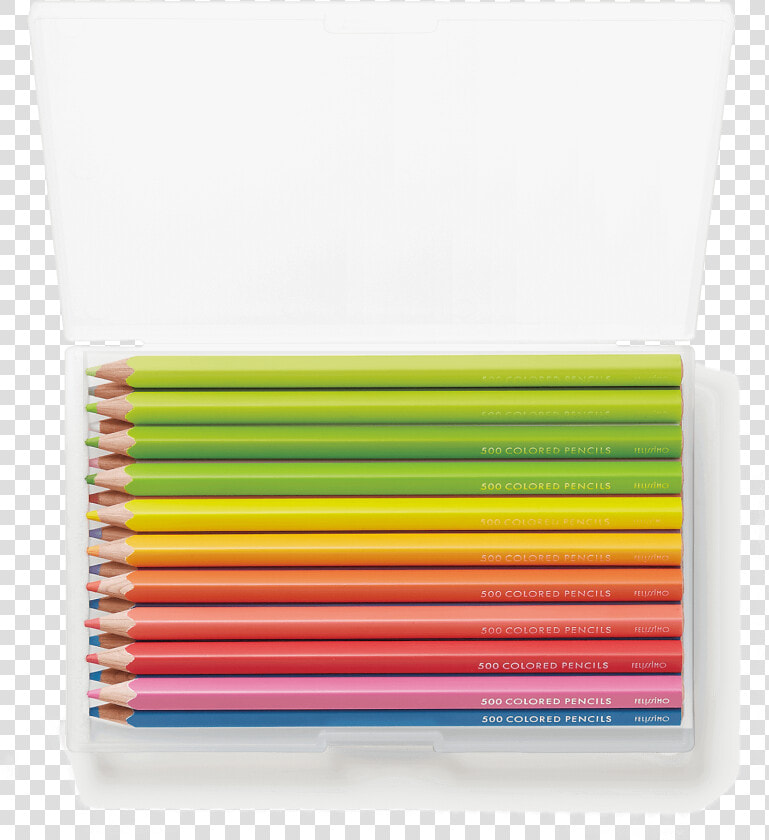 Japanese Color Pencil 500   Png Download   Colored Pencil  Transparent PngTransparent PNG