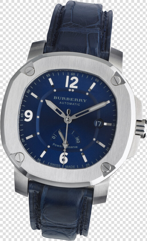 Burberry The Britain 47mm Automatic Power Reserve Watch   Panerai 72 Hour Power Reserve  HD Png DownloadTransparent PNG
