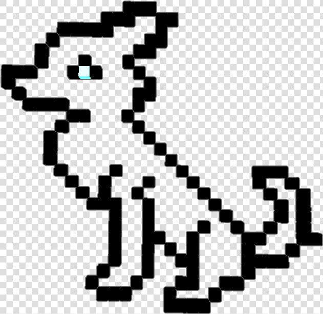 Here Is The Wolf Outline For You To Colour In Thx So   Perler Beads Princess Rosalina  HD Png DownloadTransparent PNG