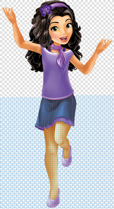 Emma Jumping   Cartoon Lego Friends Emma  HD Png DownloadTransparent PNG
