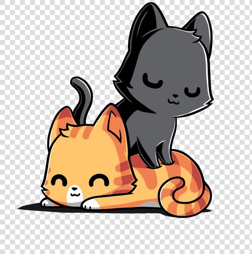  kittens  cat  cute  catdrawing   Cute Fluffy Cat Drawing  HD Png DownloadTransparent PNG