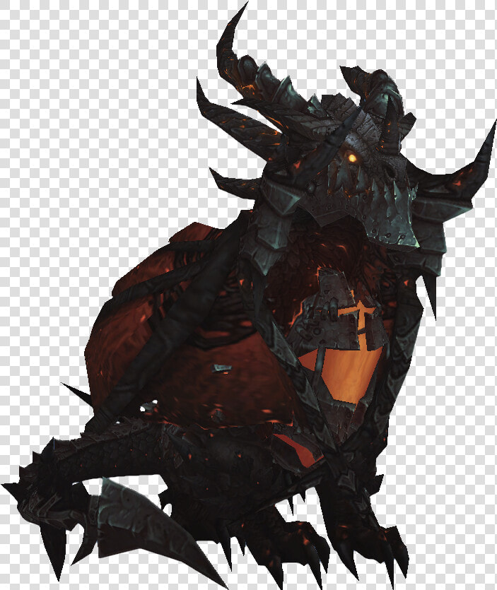 “ Here’s A Transparent Deathwing Sitting Like A Kitty   Illustration  HD Png DownloadTransparent PNG