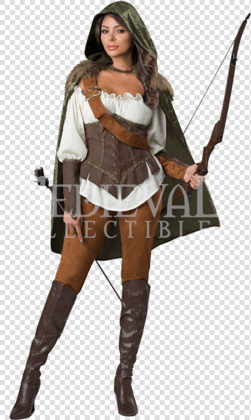 Clip Art Enchanted Forest Huntress Deluxe   Renaissance Huntress Costume  HD Png DownloadTransparent PNG