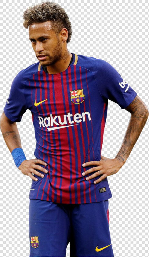 Neymar render   Neymar Barcelona 2017 18  HD Png DownloadTransparent PNG