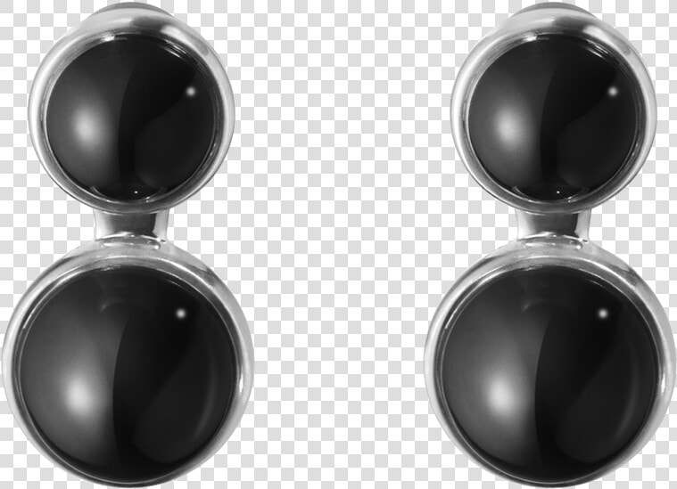Georg Jensen Michelsen Sterling Silver  amp  Black Onyx   Earrings  HD Png DownloadTransparent PNG