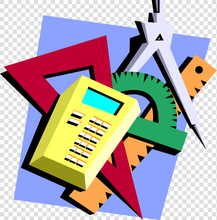 Vector Illustration Of Mathematics Tools  Protractor    Units Of Measurement Gif  HD Png DownloadTransparent PNG