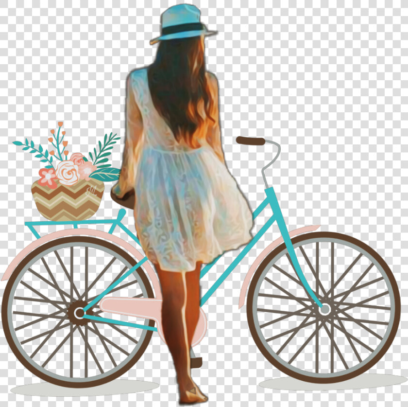  wheel  girl  people  bicycle  bike   26 January 1950 Day  HD Png DownloadTransparent PNG