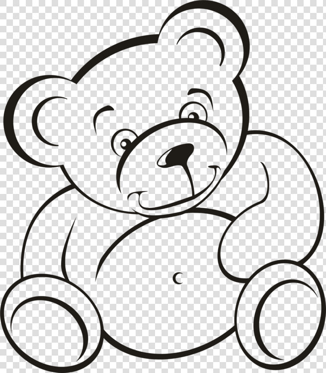 Line Art head human Behavior   Giant Teddy Bear Drawing  HD Png DownloadTransparent PNG