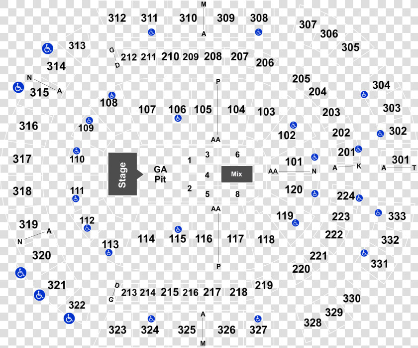 Bridgestone Arena Seating Chart Pbr  HD Png DownloadTransparent PNG