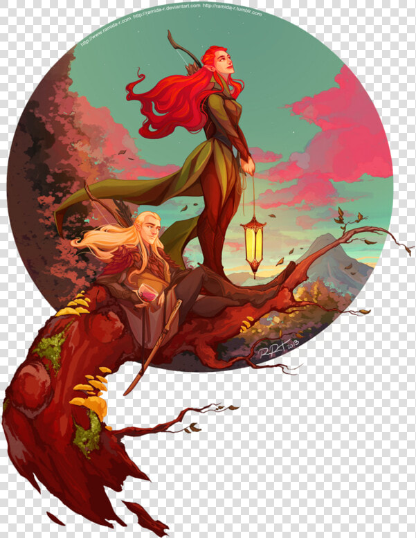 Legolas And Tauriel   Legolas And Tauriel Fanart  HD Png DownloadTransparent PNG