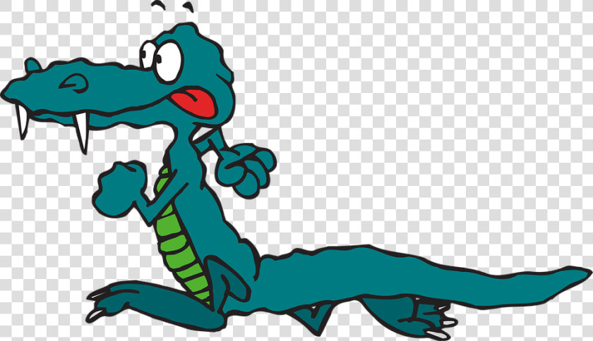 Alligator  Green  Reptile  Wildlife  Red  Tongue   Free Alligator Sausage Clip Art  HD Png DownloadTransparent PNG