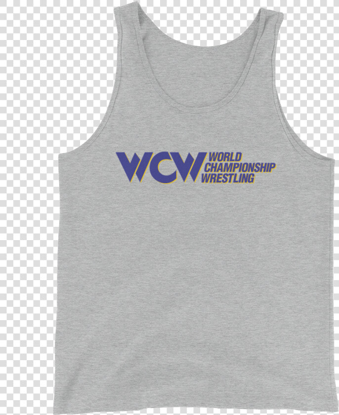 Wcw Classic Logo Unisex Tank Top Class   Mary Poppers Tank Top  HD Png DownloadTransparent PNG