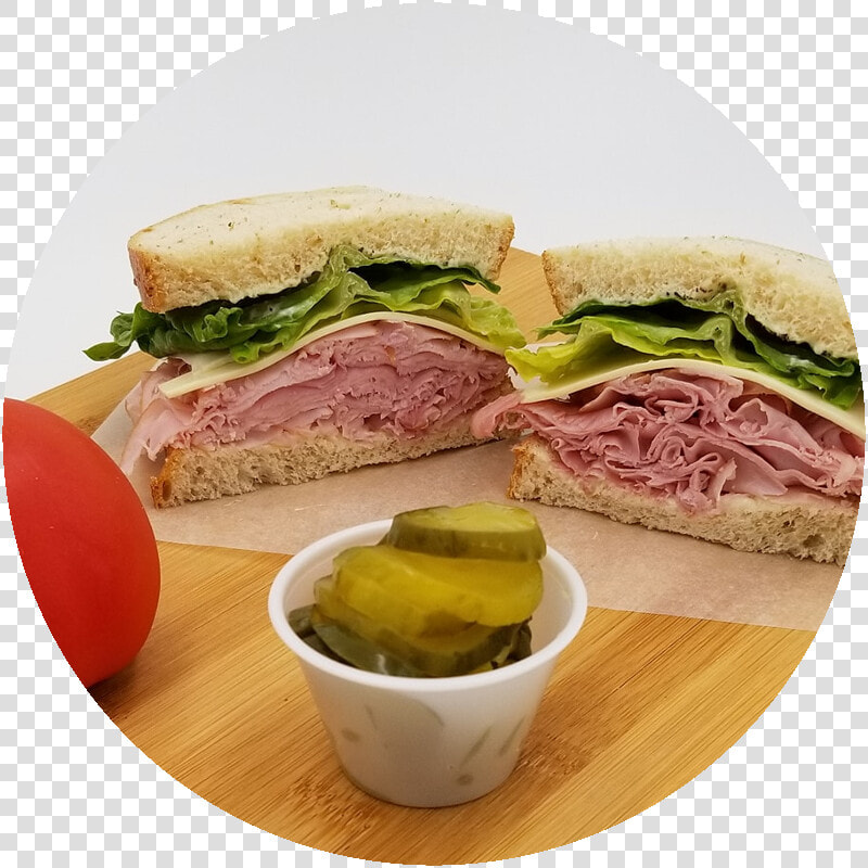Ham  amp  Swiss Sandwich   Fast Food  HD Png DownloadTransparent PNG