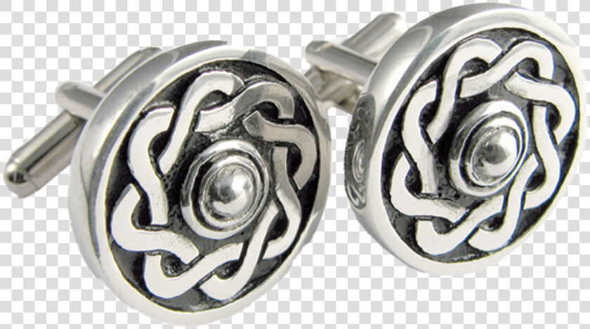 Celtic Shield Cufflinks   Png Download   Silver  Transparent PngTransparent PNG