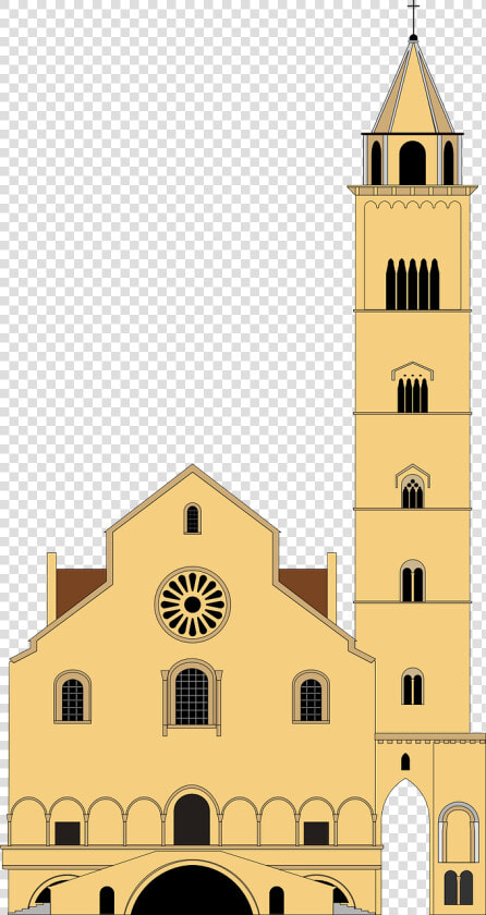 Disegno Della Cattedrale Di Trani  HD Png DownloadTransparent PNG