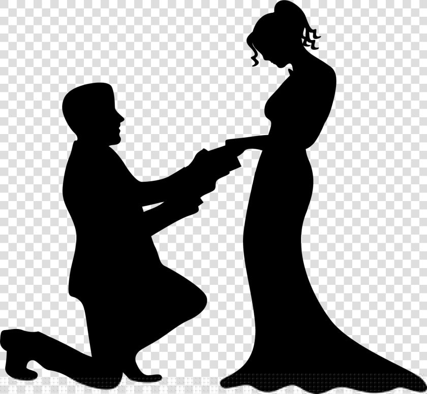 Wedding Invitation Marriage Clip Art   Black And White Marriage Clipart  HD Png DownloadTransparent PNG