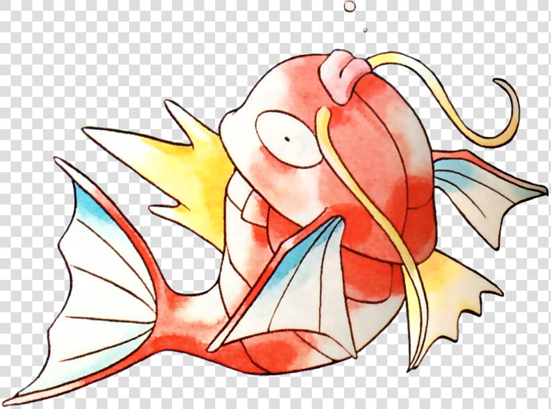 Transparent Magikarp   Pokemon Red And Blue Magikarp  HD Png DownloadTransparent PNG