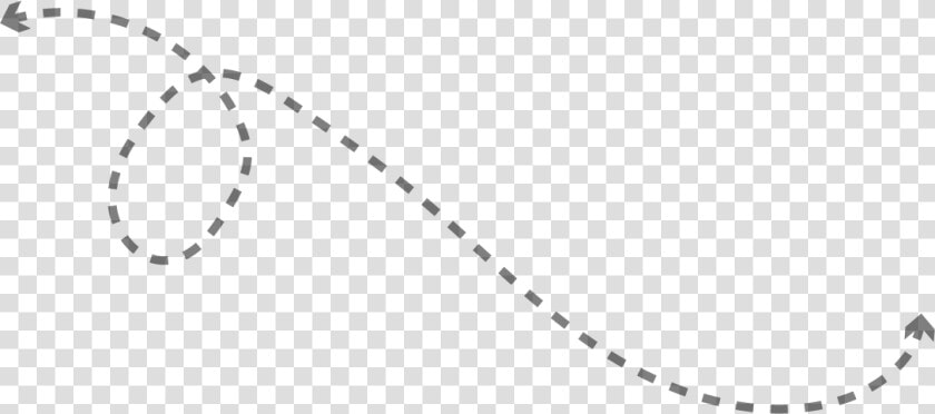 Curved Dotted Lines With Arrow   Snake  HD Png DownloadTransparent PNG