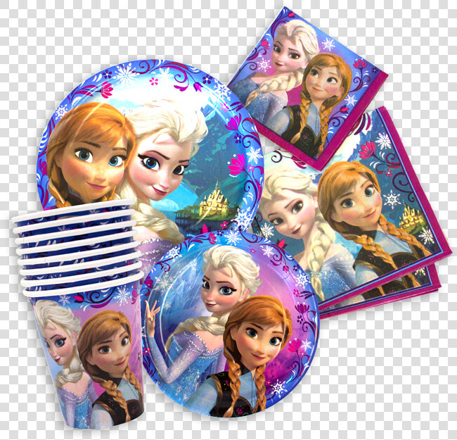 Themed Party Supplies   Frozen Party Plates And Cups  HD Png DownloadTransparent PNG