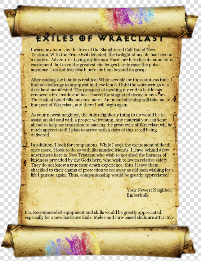 Clip Art Scroll Of Challenge Wow   Old Scroll Template Word  HD Png DownloadTransparent PNG