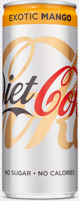 Diet Coke Exotic Mango   Coca Cola New Flavours  HD Png DownloadTransparent PNG