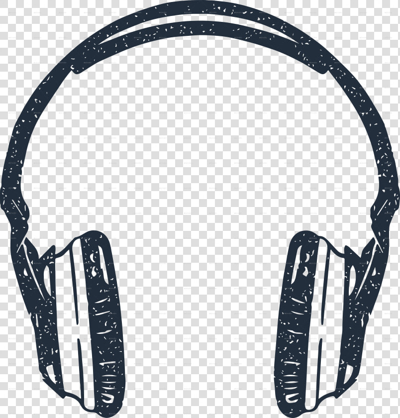 Drawn Headphone Hipster   Headphones Drawn  HD Png DownloadTransparent PNG