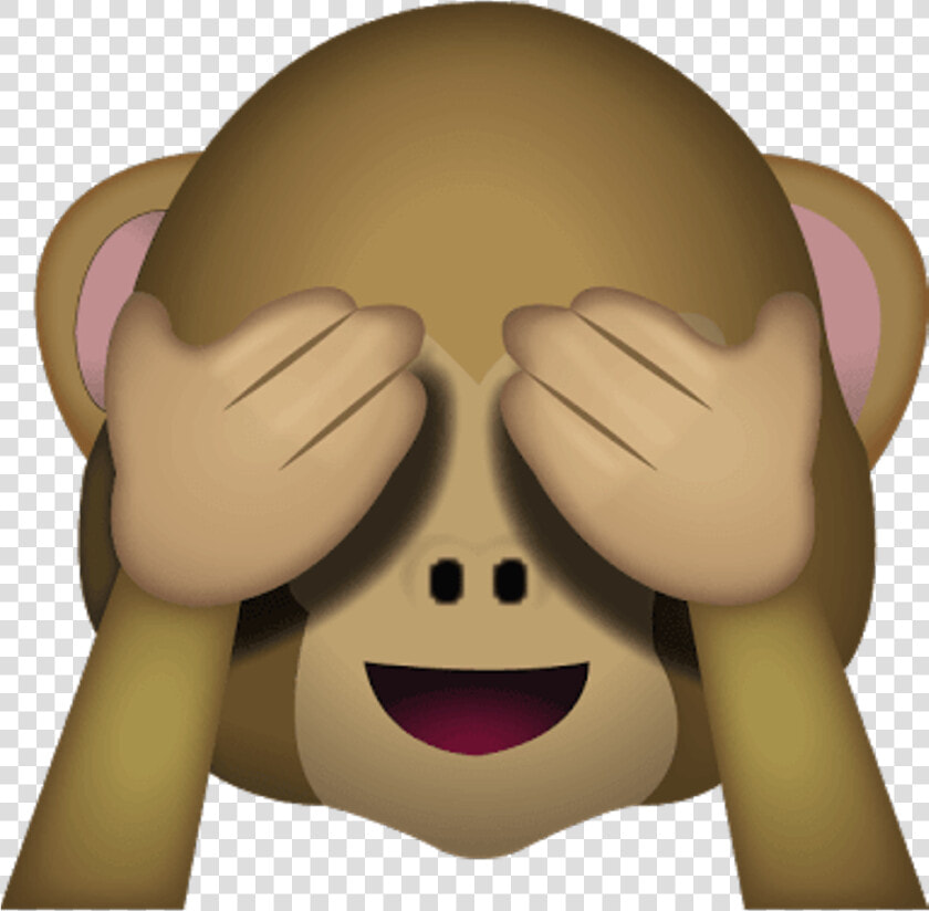 Monkey Emoji See No Evil  HD Png DownloadTransparent PNG