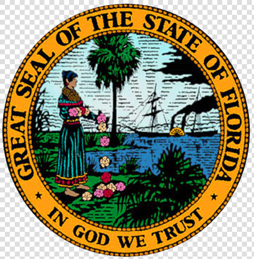 Florida Vector   Great Seal Of Florida Vector  HD Png DownloadTransparent PNG