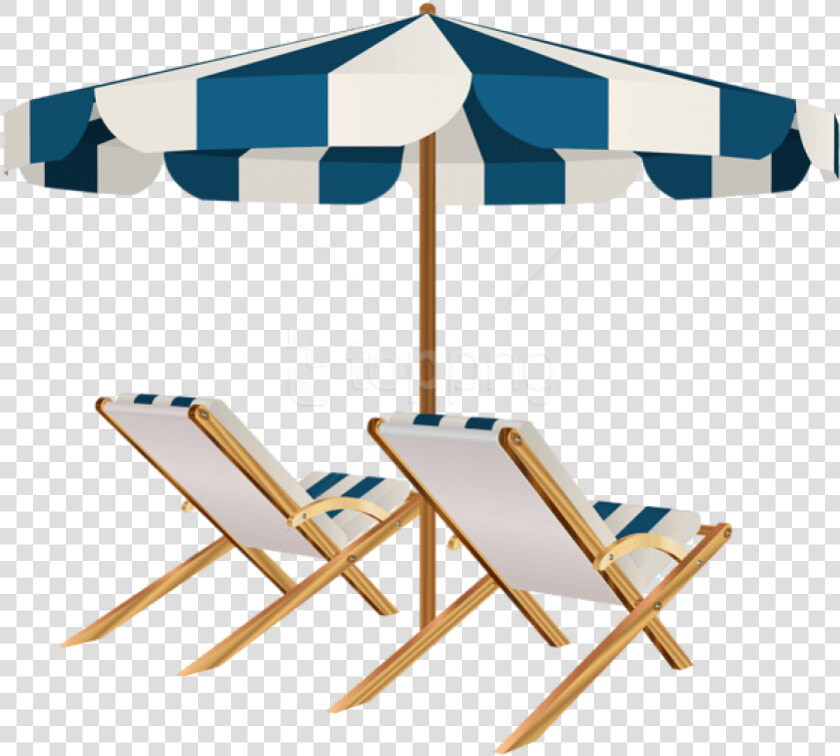 Free Png Download Beach Chairs And Umbrella Clipart   Beach Chair With Umbrella Png  Transparent PngTransparent PNG