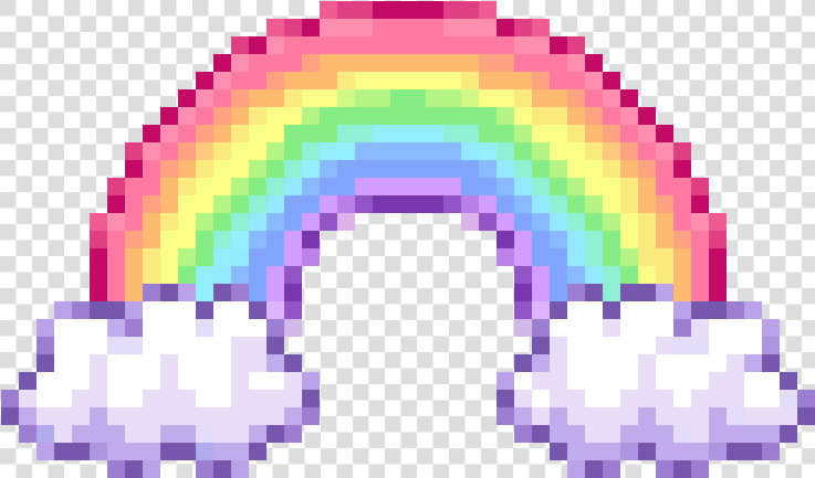 Pastel  Png  And Rainbow Image   8 Bit Rainbow Png  Transparent PngTransparent PNG