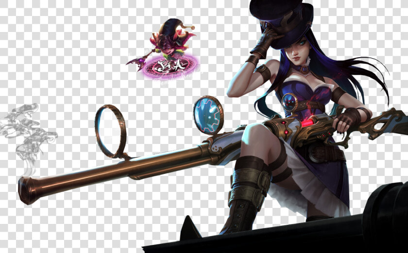 Png caitlyn 2014    Lol   Cait League Of Legends  Transparent PngTransparent PNG