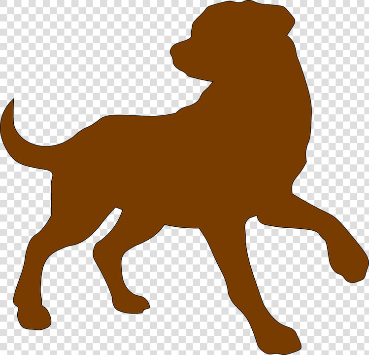 Dog  Brown  Outline  Domestic  Animal  Pet  Canine   Perro Contorno Png  Transparent PngTransparent PNG