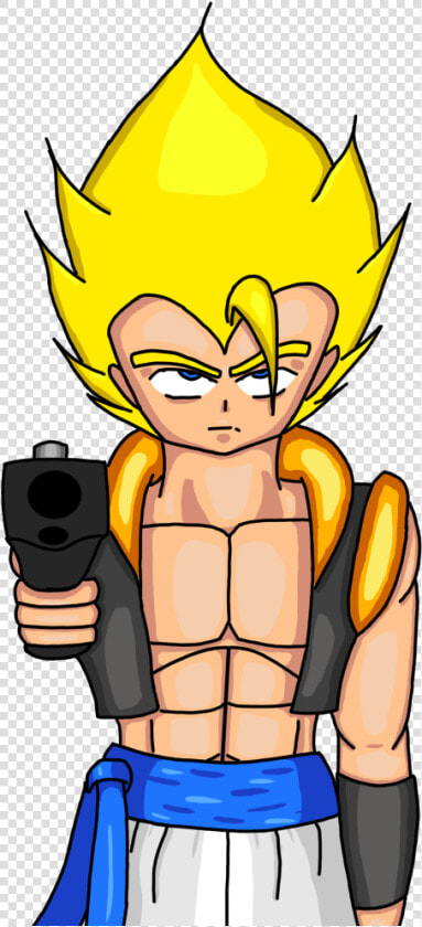 Gogeta Steadily Approaches The Fighterz Stage  HD Png DownloadTransparent PNG