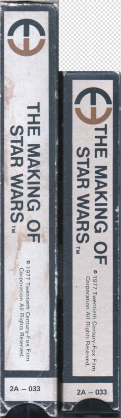 The Making Of Star Wars 1979 Tape Vhs Betamax   Eating Or Drinking Sign  HD Png DownloadTransparent PNG