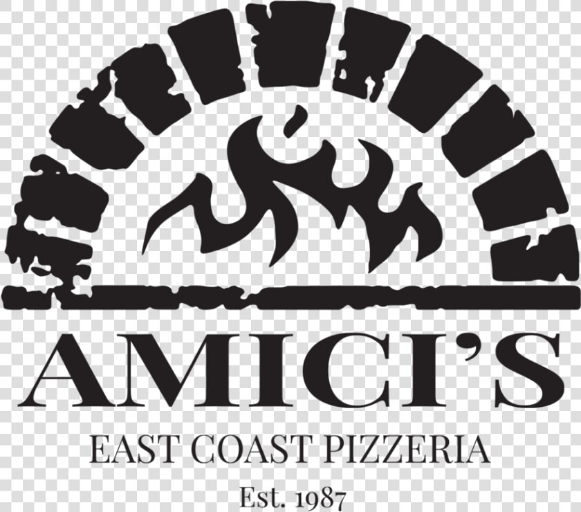 Company Logo In Black   Amici  39 s East Coast Pizzeria Logo  HD Png DownloadTransparent PNG