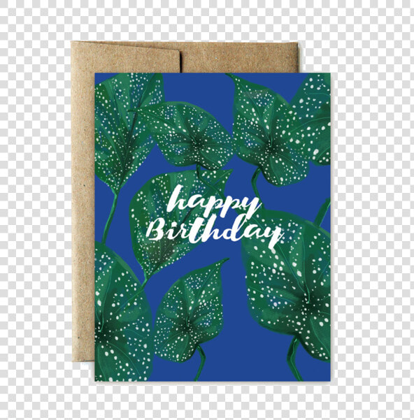 Spotted Leaf Birthday   Christmas Card  HD Png DownloadTransparent PNG