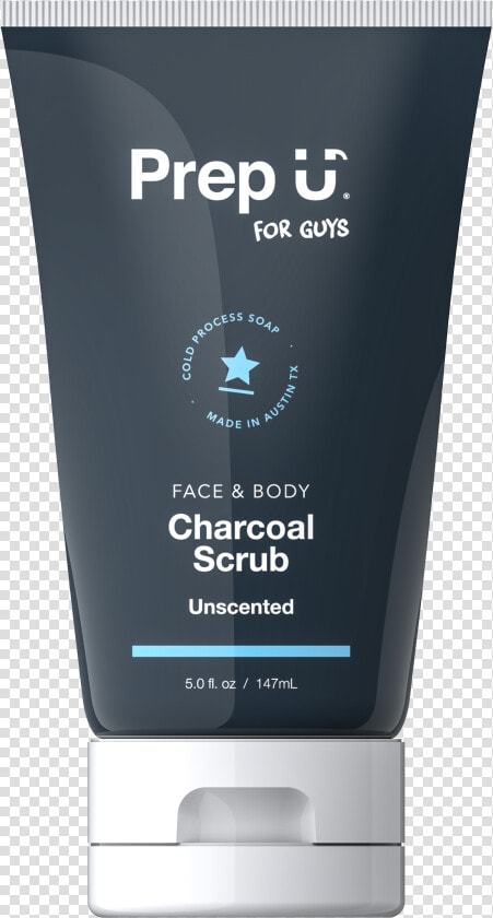 Face  amp  Body Charcoal Scrub  Unscented  HD Png DownloadTransparent PNG