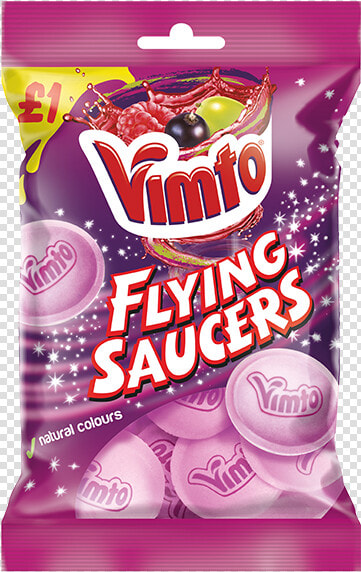 Vimto Flying Saucers   Vimto Fizzy Roll Sweet  HD Png DownloadTransparent PNG