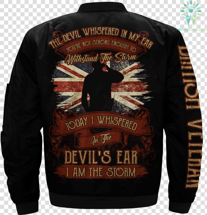 The Devil Whispered In My Ear I Am The Storm Veteran   If You Don T Fight For What You Want Don T Cry For  HD Png DownloadTransparent PNG