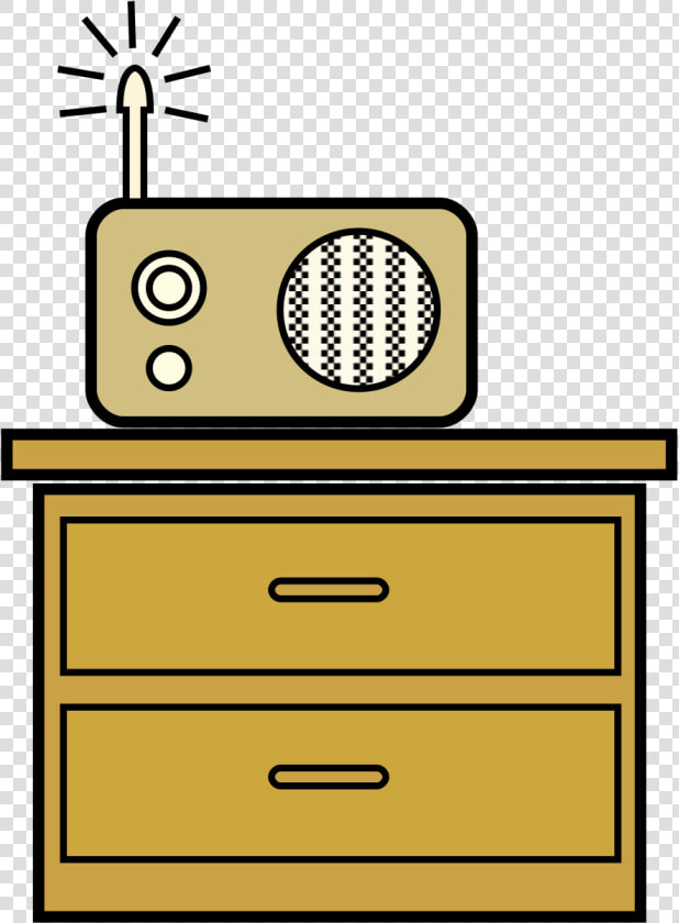 Turn On The Radio Cartoon Clipart   Png Download   Radio Cartoon Png  Transparent PngTransparent PNG